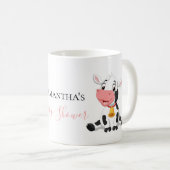 Niedlicher Cartoon Kuh Babydusche Tasse (VorderseiteRechts)