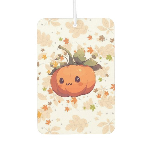 niedlicher Cartoon Kürbis Autolufterfrischer (Vorderseite)