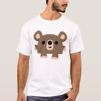 Niedlicher Cartoon Kurz Bärenfrauen T - Shirt