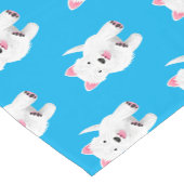 Niedlicher Cartoon Kurzer Tischläufer (Ecke)