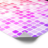 Niedlicher Cartoon Lächeln der Sonne mit süßer Hum Poster (Ecke)