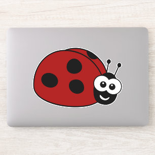 Niedlicher Cartoon Ladybug Aufkleber