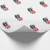 Niedlicher Cartoon Ladybug Geschenkpapier (Ecke)