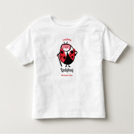 Niedlicher Cartoon Ladybug Kleinkind T-shirt