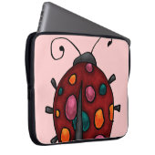 Niedlicher Cartoon Ladybug Laptopschutzhülle (Vorne Rechts)