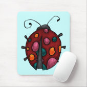 Niedlicher Cartoon Ladybug Mousepad (Mit Mouse)