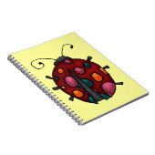 Niedlicher Cartoon Ladybug Notizblock (Rechte Seite)