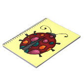Niedlicher Cartoon Ladybug Notizblock (Linke Seite)
