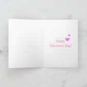 Niedlicher Cartoon Lambs Valentine Karte (Innenseite)