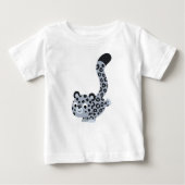 Niedlicher Cartoon Landung Snow Leopard Baby T - S Baby T-shirt (Vorderseite)
