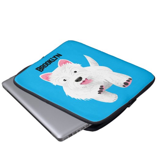 Niedlicher Cartoon Laptopschutzhülle (Vorne Knopf)