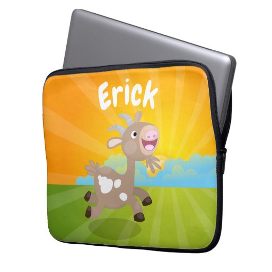 Niedlicher Cartoon Laptopschutzhülle (Vorderseite Links)