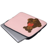 Niedlicher Cartoon Laptopschutzhülle (Vorne Knopf)