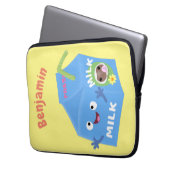Niedlicher Cartoon Laptopschutzhülle (Vorderseite Links)