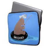 Niedlicher Cartoon Laptopschutzhülle (Vorderseite Links)