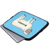 Niedlicher Cartoon Laptopschutzhülle (Vorne Knopf)