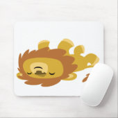 Niedlicher Cartoon Lazy Lion mousepad (Mit Mouse)