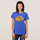 Niedlicher Cartoon Lazy Lion Women T - Shirt (Vorne ganz)