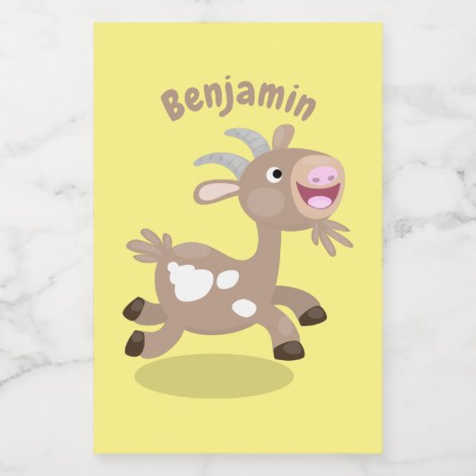 Niedlicher Cartoon Lebensmitteletikett (Einzelnes Label)