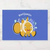 Niedlicher Cartoon Lebensmitteletikett (Einzelnes Label)