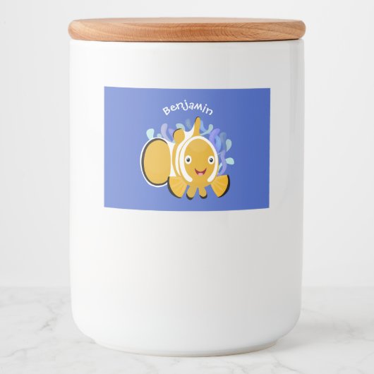 Niedlicher Cartoon Lebensmitteletikett (Vorderseite)