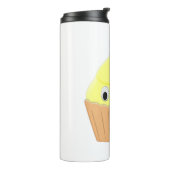 Niedlicher Cartoon Lemon Cupcake Thermosbecher (Nach links gedreht)