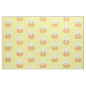 Niedlicher Cartoon Lemon Cupcake Wiederholungsmust Stoff (Fat Quarter (45,7 x 55,9 cm))