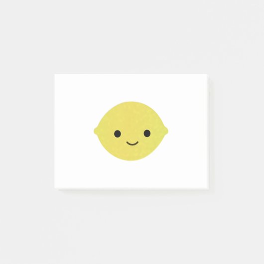Niedlicher Cartoon Lemon Post-it Klebezettel (Vorderseite)