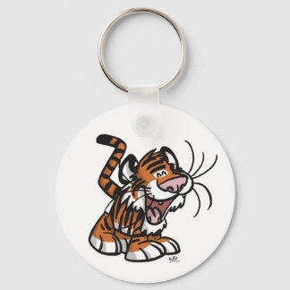 Niedlicher Cartoon Lil'Tiger Schlüsselanhänger