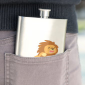 Niedlicher Cartoon Lion Classic Flask Flachmann (Beispiel)