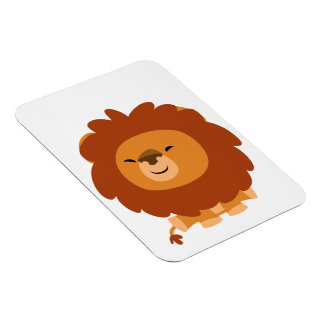 Niedlicher Cartoon Lion Flexible Magnet
