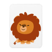 Niedlicher Cartoon Lion Flexible Magnet (Vertikal)