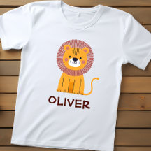 Niedlicher Cartoon Lion Personalisiert