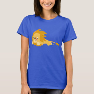 Niedlicher Cartoon Lion Women T - Shirt