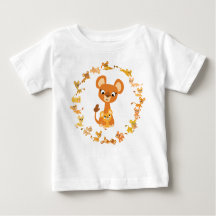 Niedlicher Cartoon Lionesses Mandala Baby T - Shir