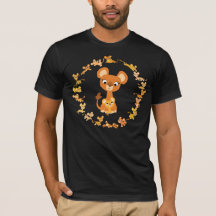Niedlicher Cartoon Lionesses Mandala T - Shirt