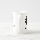 Niedlicher Cartoon Löwe der Zion-Knochen-China Tas Porzellantasse (Rückseite)