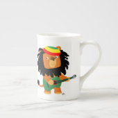 Niedlicher Cartoon Löwe der Zion-Knochen-China Tas Porzellantasse (Rechts)