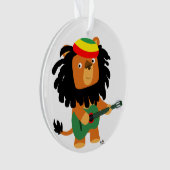 Niedlicher Cartoon Löwe von Zion Acrylschmuck Ornament (Vorderseite)