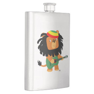 Niedlicher Cartoon Löwe von Zion Classic Flask Flachmann
