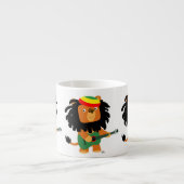 Niedlicher Cartoon Löwe von Zion Espresso Tasse (Vorderseite)