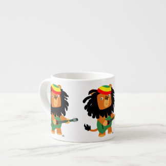 Niedlicher Cartoon Löwe von Zion Espresso Tasse