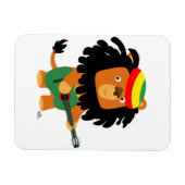 Niedlicher Cartoon Löwe von Zion Flexible Magnet (Horizontal)