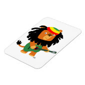 Niedlicher Cartoon Löwe von Zion Flexible Magnet (Linke Seite)