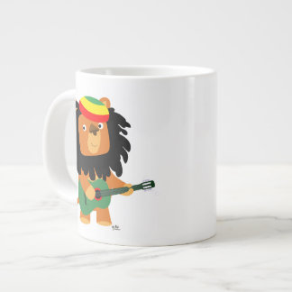 Niedlicher Cartoon Löwe von Zion Jumbo Tasse