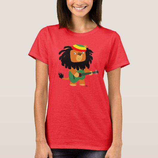 Niedlicher Cartoon Löwe von Zion Women T - Shirt (Vorderseite)