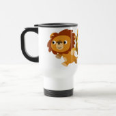 Niedlicher Cartoon Löwen in einer eiligen Tasse de (Links)
