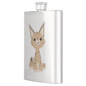 Niedlicher Cartoon Lynx Classic Flask Flachmann (Links)