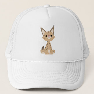Niedlicher Cartoon Lynx Hat Truckerkappe
