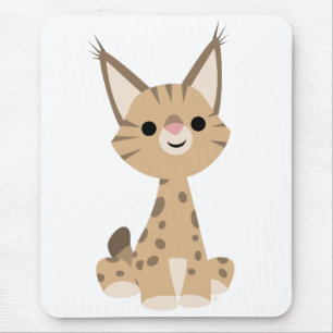 Niedlicher Cartoon Lynx Mousepad